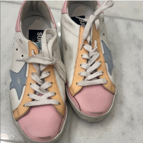 Pastel Golden Goose Sneakers Size:35 *WORN ONCE - Picture 3 of 5
